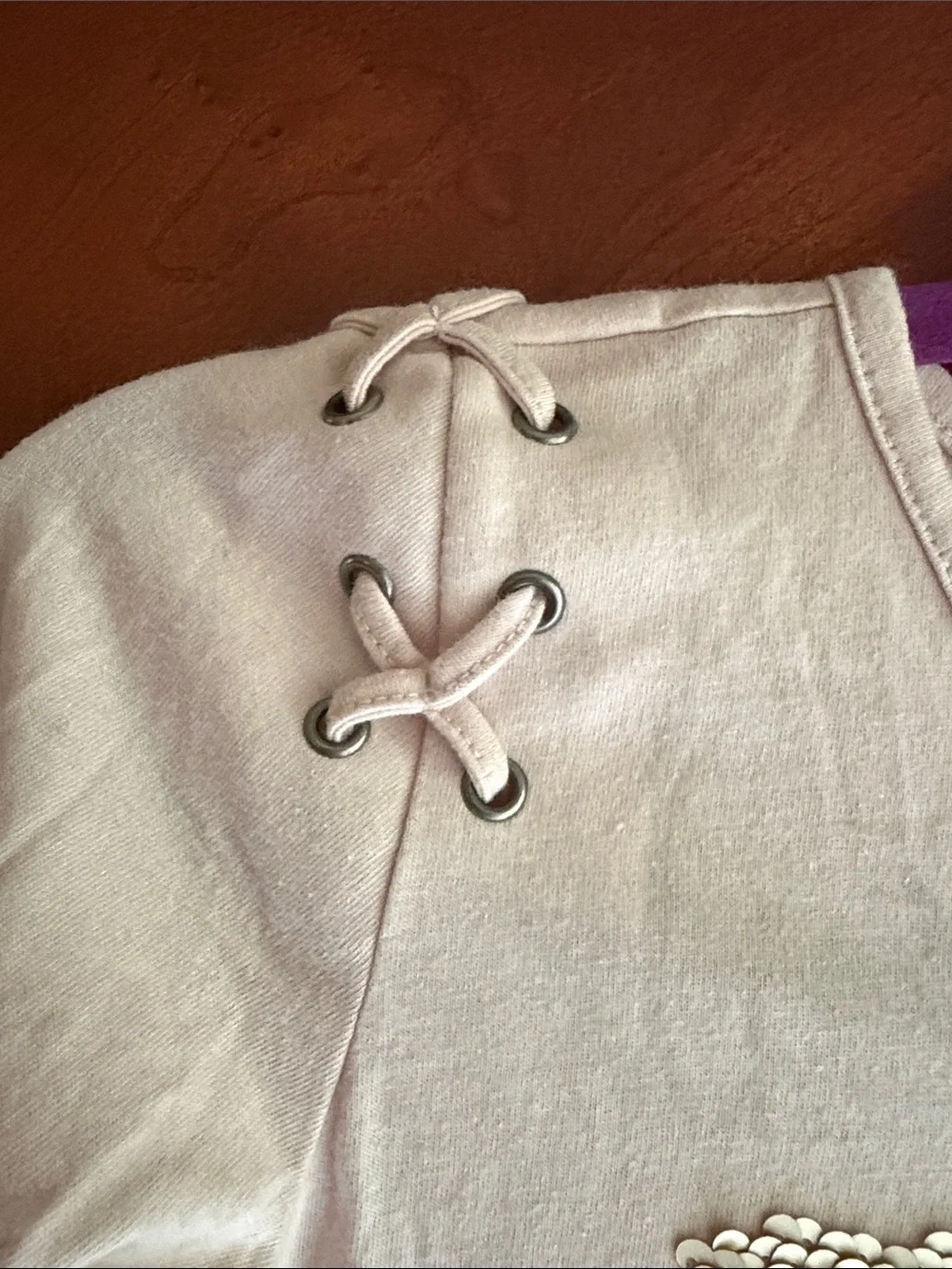 The Children's Place Light Pink Long-Sleeve Tee with Sequin Rose